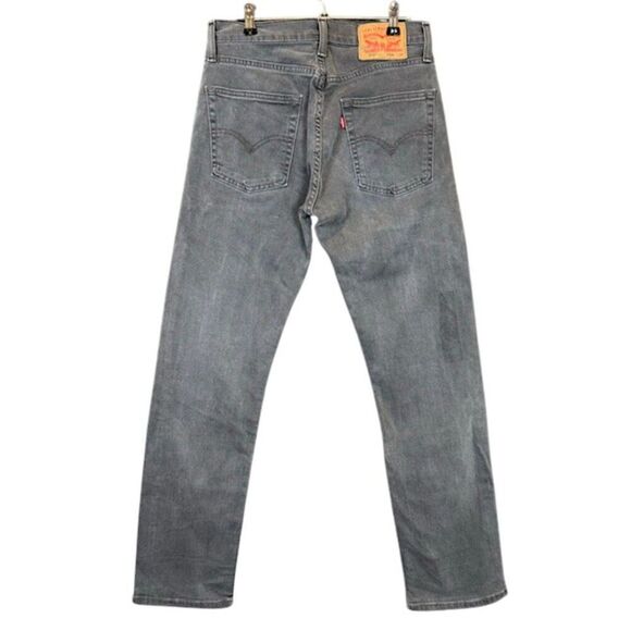 Levi's 513 Slim Straight Gray Wash Jeans Men's denim size 28 x 30 - Picture 3 of 12